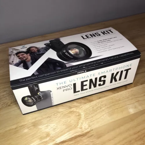 NIB Xenvo Pro Lens Kit Truview .45x Wide Angle Lens Clarus 15x Macro Lens