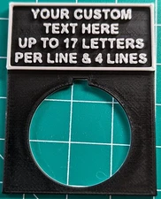 Custom Nameplates (Rockwell, Allen-Bradley) for selector switches, pilot lights