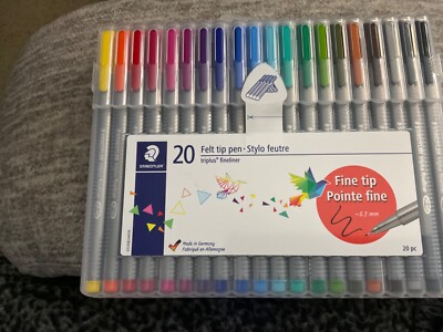 Staedtler 20 ct Fine Point felt tip pens