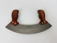 Rare Tramontina Gelofort-Stainless Double Handled Food Chopper / Brazil - New