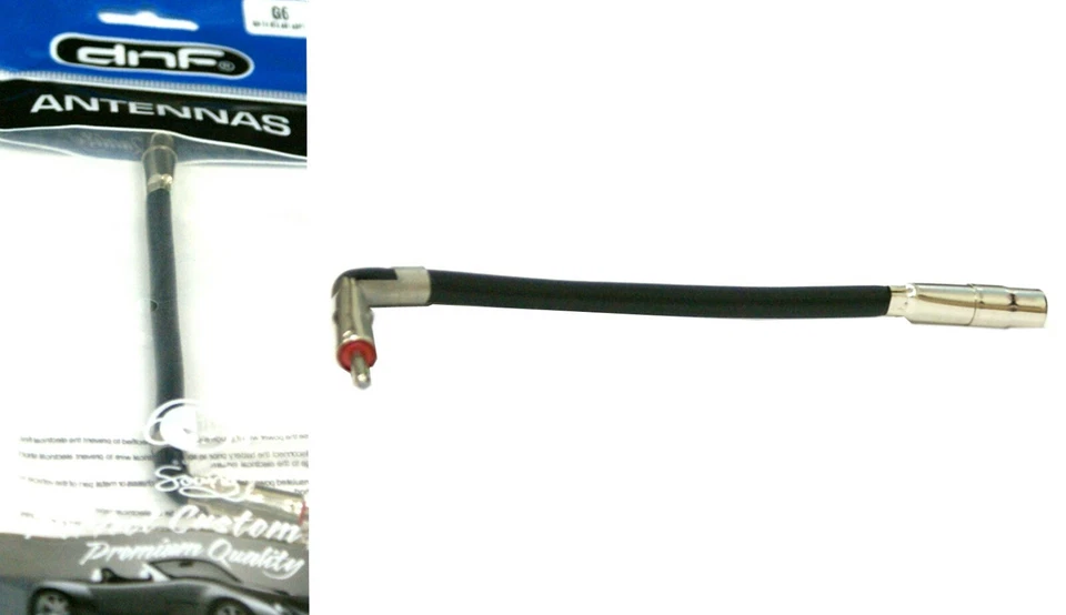 DNF GM6 CAR ANTENNA ADAPTER W/ MINI GM FEM to STANDARD RADIO ANTENNA MOTOROLLA MALE