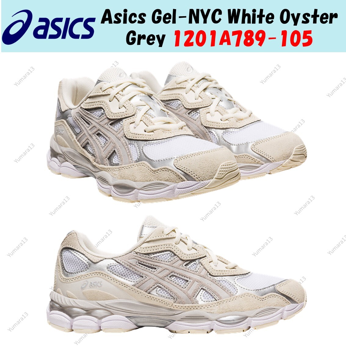 Asics Gel-NYC White Oyster Grey 1201A789-105 Men's Size | eBay Asics Gel-NYC White Oyster Grey 1201A789-105 Men's Size | eBay