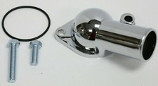 Sbc Bbc Chevy Chrome Water Neck Thermostat Housing 15 350 454 Small Big Block