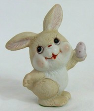 Vintage Ceramic Easter Egg Decor Rabbit 