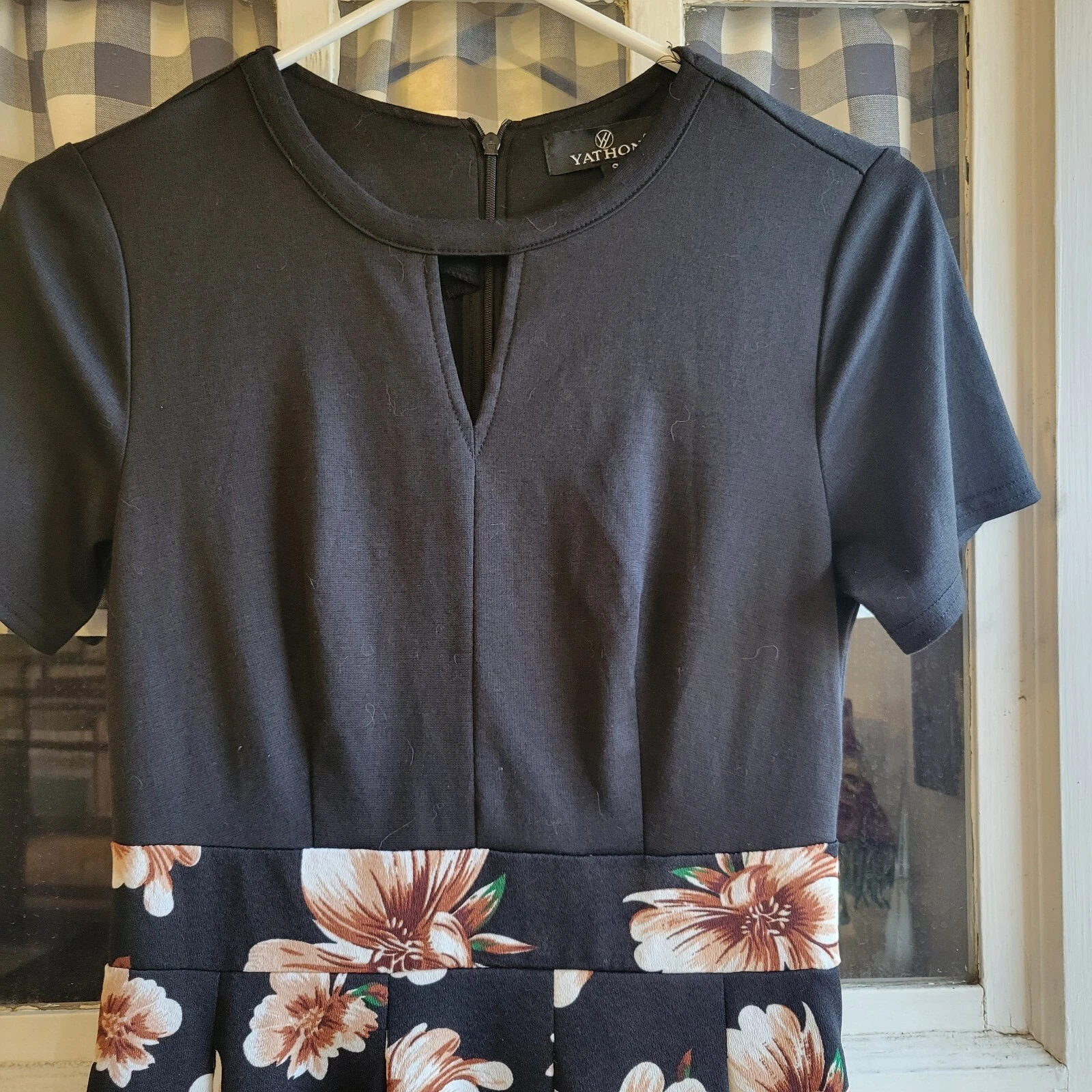 VETEMENTS Abito donna Yathon svasato floreale linea A swing casual festa taglia small