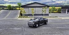 2022 GMC Sierra 3500 Denali Dually - Black 1:64 Scale - Karson Diecast Co 51544A