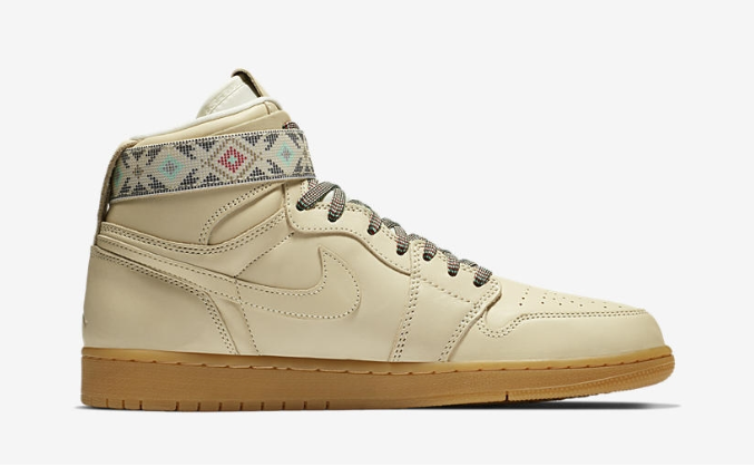 Nike MEN'S Air Jordan 1 Retro Hi Strap N7 High Light Cream SIZE 11