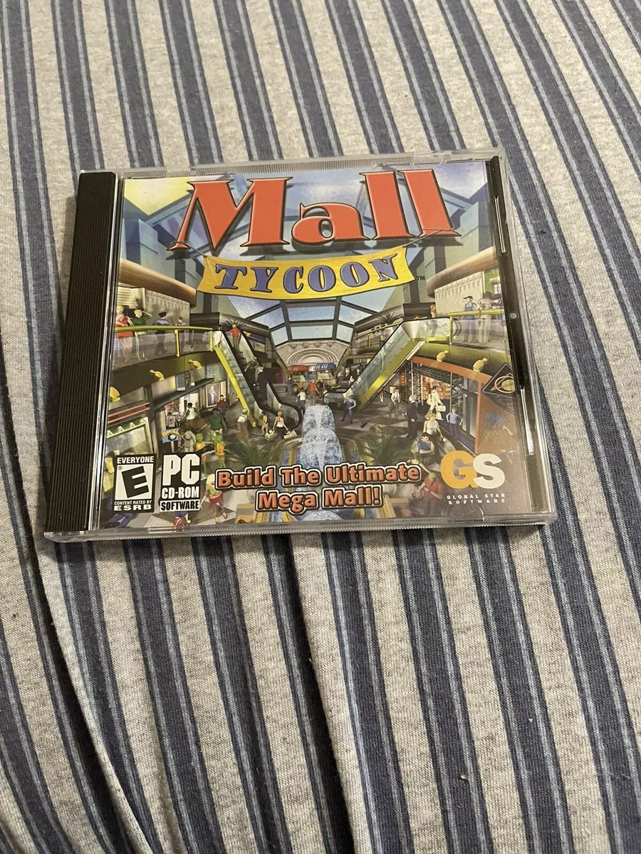 Mall Tycoon 2002 PC CD-ROM Computer Video Game Free Shipping!