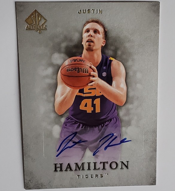 JUSTIN HAMILTON 2012-13 SP Authentic Autograph Rookie AUTO #49 RC Signature
