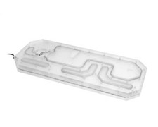 Bykski Distro Plate For Bykski Poison MOD - PMMA w/ 5v Addressable RGB RBW ...