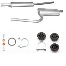 Komplette Auspuff Kombi für Toyota Avensis I 10/97-07/00 101-128PS + Zubehör