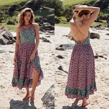 New Free People One I Love Midi Dress $128 MEDIUM Classic Combo 
