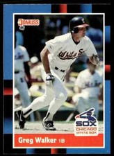 1988 Donruss - Greg Walker  - Chicago White Sox - #162