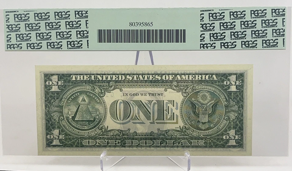 1963A $1 FRN Chicago **STAR** Fr. 1901-G* (G* Block) - PCGS 67 PPQ - Image 4 of 4