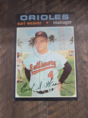 1971 Topps #477 Earl Weaver MG Ab