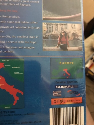 Pilot Guides Presents: Rome City Guide (Globe Trekker) Sealed VHS 2009 - Picture 5 of 5