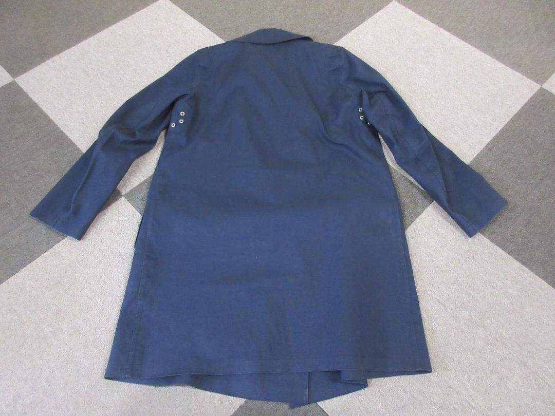 Margaret Howell x Mackintosh Rubberized Cotton Coat II Navy | eBay