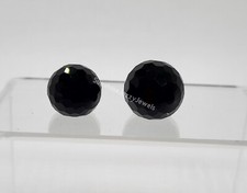 Swarovski Crystal Jet Black Disco Ball 4861 Stone 3/4 Flatback, 16mm or 18mm