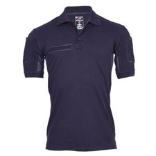 Tactical Polo-Shirt navy blau Polizei Feuerwehr Berufs Bekleidung Hemd #22403