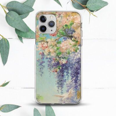 Blossom Tree Flowers Floral Nature Case For iPhone X SE 11 12 13 14 15 Pro Max