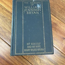 Prospectus, salesman's dummy Memoirs of William Jennings Bryan, 1925