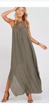 Wishlist Appeales Sleeveless Halter Maxi Dress Size S