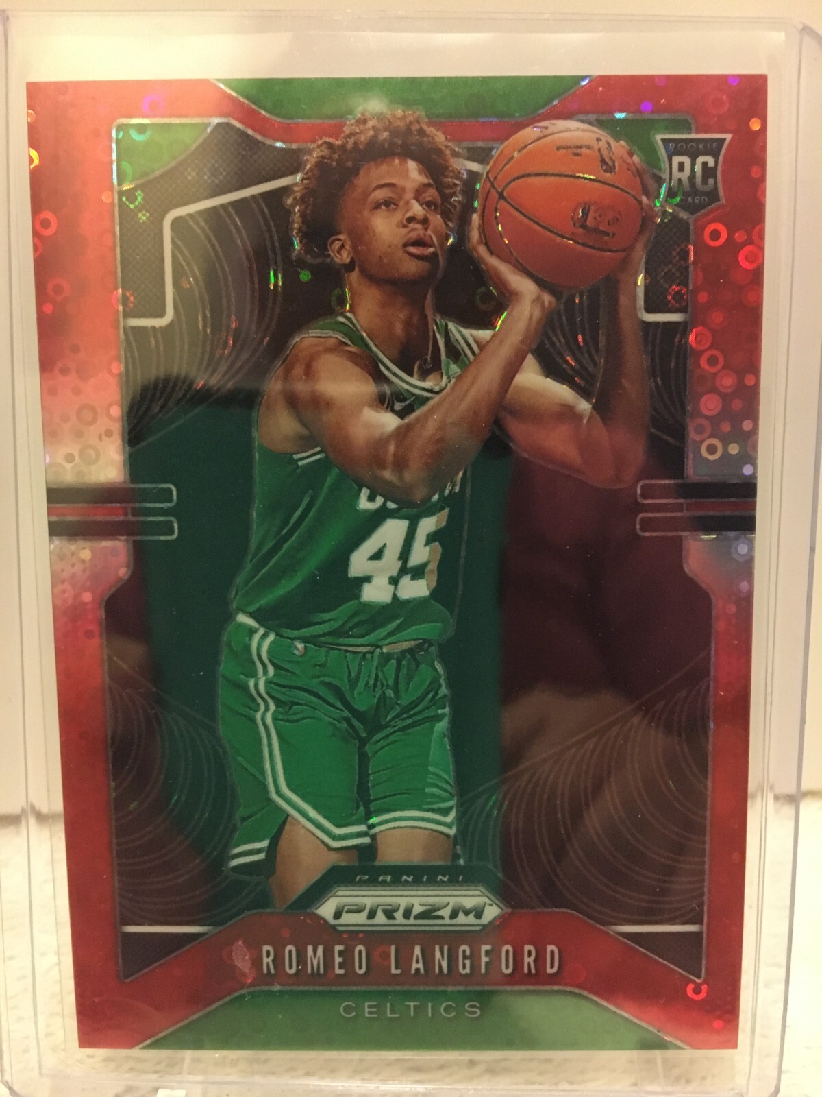 2019-20 Panini PRIZM RC Rookie Romeo Langford #260 FAST BREAK RED 120/125 SSP
