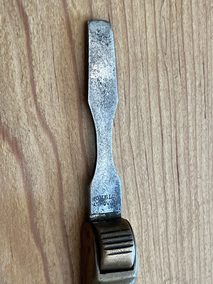 Antique 1884 NOVELTY Gravity Fed Screwdriver Brass Body eBay