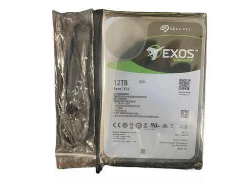 Seagate ST12000NM0007 Hard Drive 12TB 3.5" SATA 7200 rpm Internal Desktop Drive - Afbeelding 3 van 4