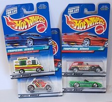 Hot Wheels 1998 Tropicool series set - all four cars