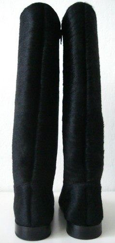 Botas MELVIN HAMILTON SUSAN 7 Hair on Black piel de cuero auténtico altura pantorrilla talla 37 NUEVAS - Imagen 11 de 12
