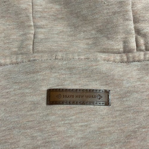 NAKETANO Brave New World Marled Cowl Neck Hoodie Sweatshirt Women's Large - Picture 12 of 16