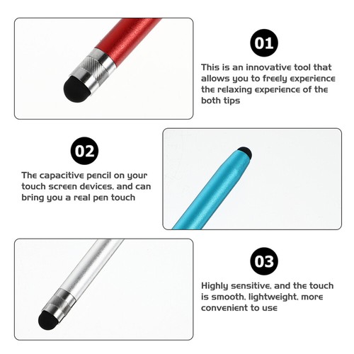4 Pcs Touchscreen Pen Student Tablet Capacitive Versatile Stylus Pencil - 第 8/11 張圖片