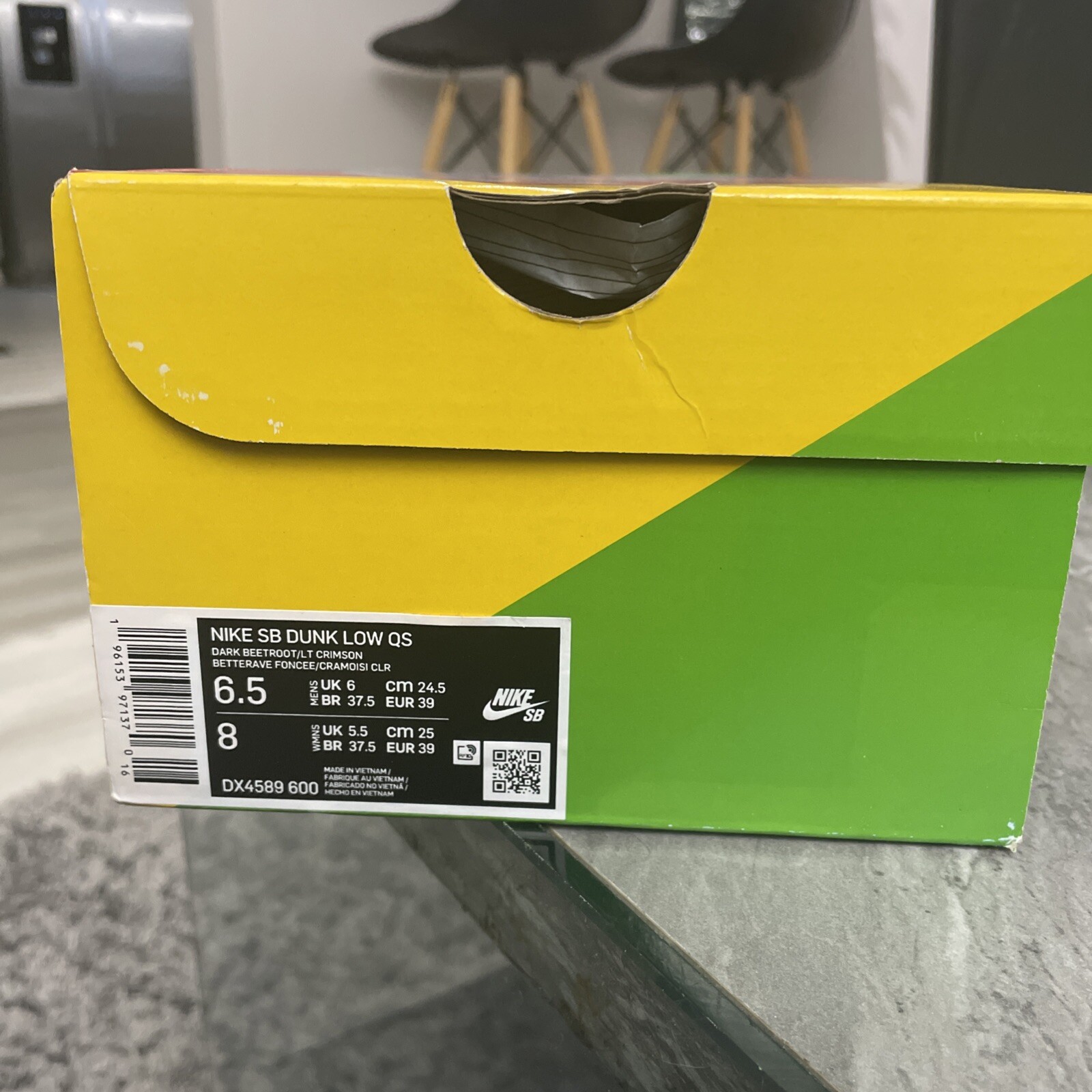 Size 6.5 - Nike Skate Like a Girl x Dunk SB Low White