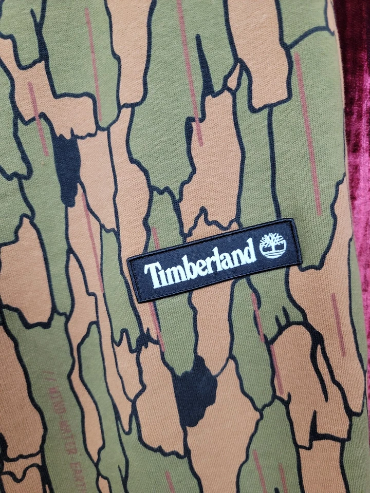 NUEVO CON ETIQUETAS NUEVO Timberland Para hombres XL Forrado de Vellón Cordón Pantalones de Correr Ropa de Salón Foto 2 de 4