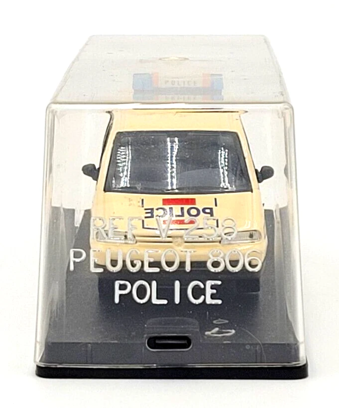 Verem Peugeot 806 Vehículo de Policía V258 Coleccionable Diecast 1/43 Crema Foto 2 de 4
