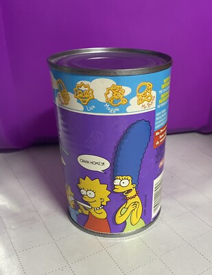 The Simpsons 1997 Heinz Pasta COLLECTIBLE Can Empty RARE Food
