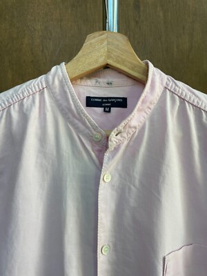 COMME des GARCONS HOMME Light Pink Shanghai Collar Shirt 2007 Made