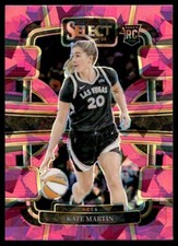 2024 Panini Select WNBA - Kate Martin - Concourse Pink Ice Prizm #22 (RC)