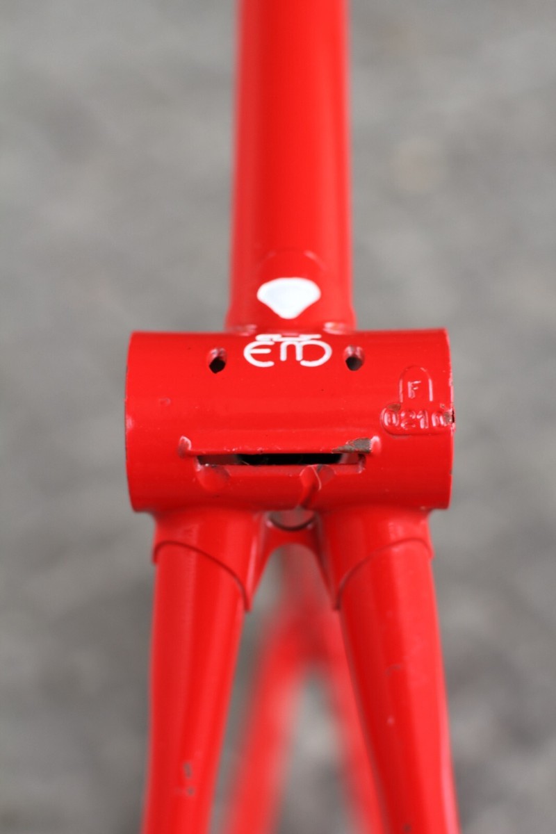 Cadre De Vélo Eddy Merckx Columbus SLX 56 Cm Rouge - Groupe Campagnolo Vintage - Occasion Très Bon état