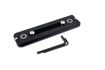 6 inch Universal Rail with 2 QD socket. Arca Swiss type 4 RRS Kirk Wimberley