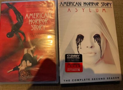 American Horror Story Dvd Season 1 AND 2 NEW SEALED-Murder House & Asylum