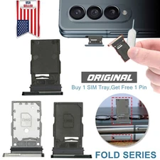 PIN + SIM Card Tray Holder Slot For Samsung Galaxy Z Fold3 F926 / Fold4 5G F936U
