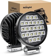 Nilight 4.4 Inch Square Utility Led Work Light Flood Lamp