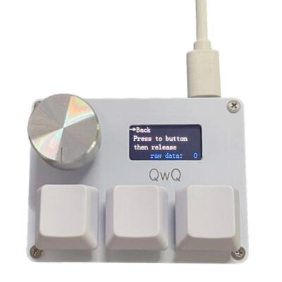 SayoDevice OSU Keyboard O3C, Rapid Trigger Hall Magnetic Red Switches, Regler & Sc