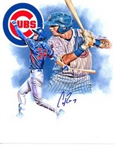 Cole Roederer Chicago Cubs prospect autographed signed 8x10 baseball photo d