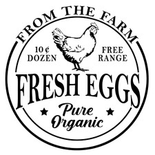 FRESH EGGS Design  Metal Sign PLEASE READ DESCRIPTION 