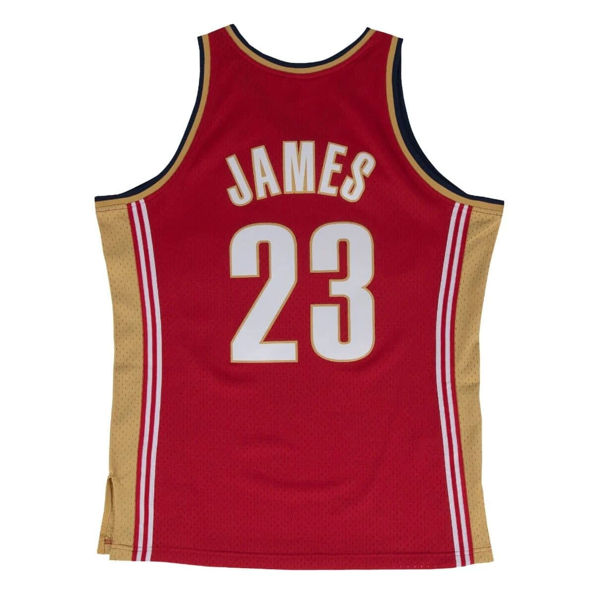 LeBron James Cleveland Cavaliers Wine Red Swingman Jersey Mitchell