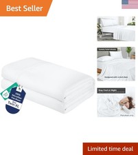 Sumptuous Twin XL Flat Sheet - 1800 Microfiber, Wrinkle Free  Fade Resistant