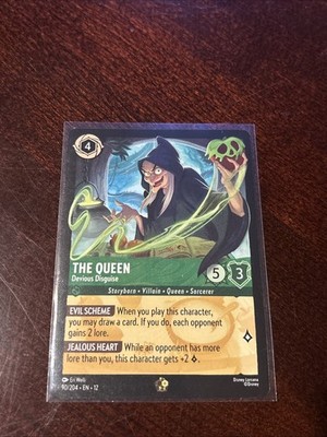 The Queen - Devious Disguise 90/204 Wilds Unknown Cold Foil